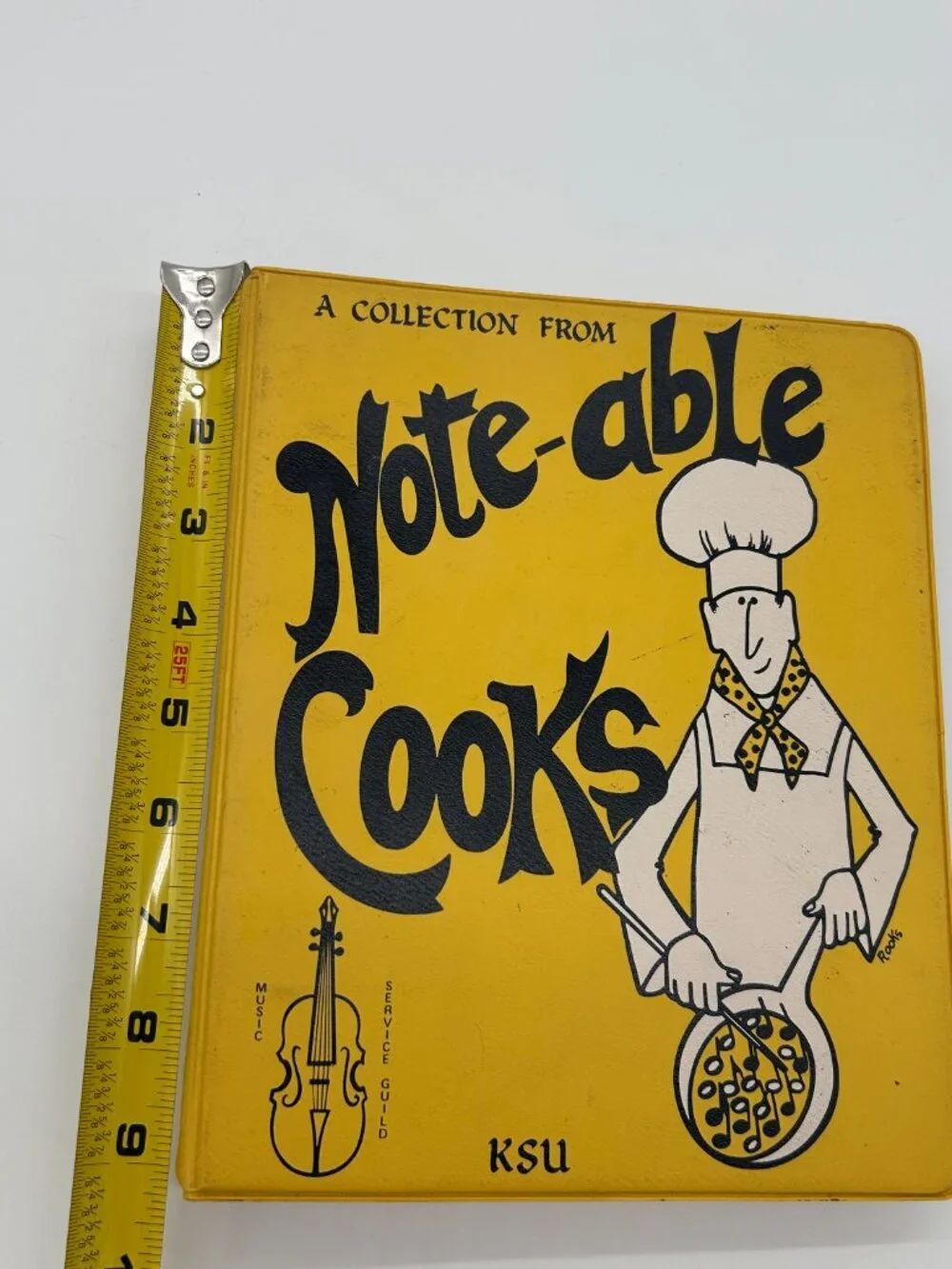 Note-able Cooks Cookbook - Music Service Guild - KSU Kansas - Vintage Recipes